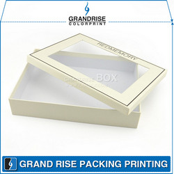 厂家定制简约型服装盒 PET服装礼盒定做