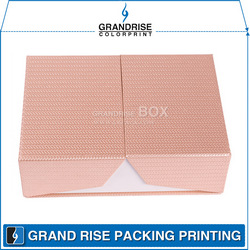 高档粉色可折叠礼盒定做
