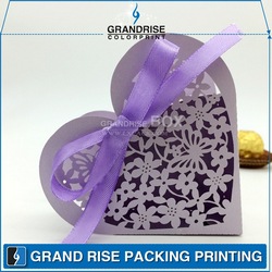 心形婚礼用礼品盒